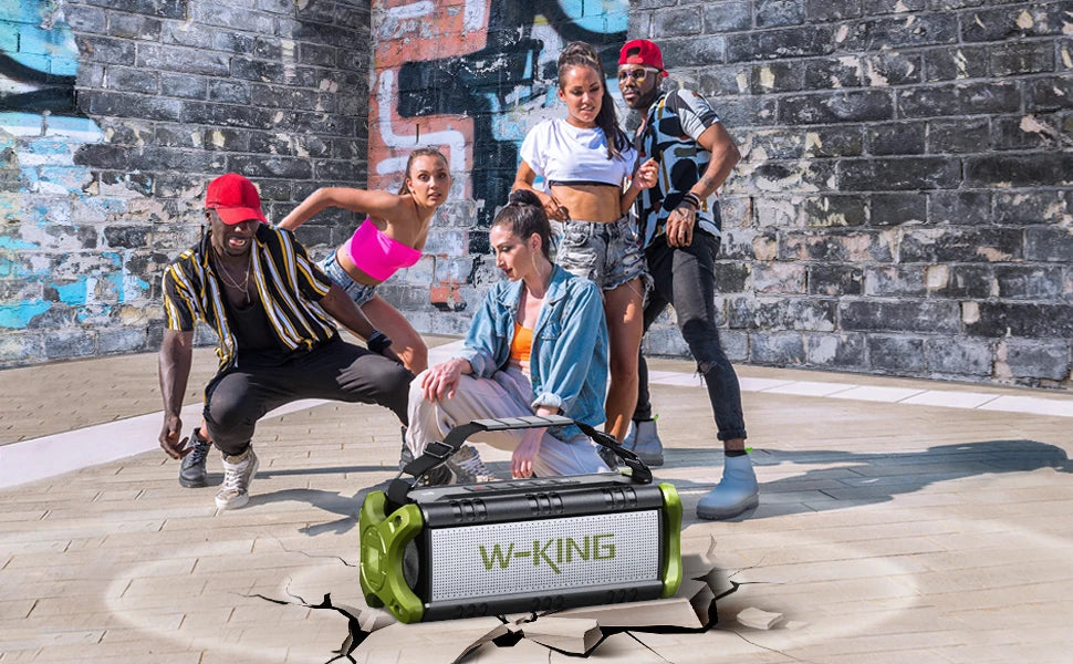 W-KING 50W Bluetooth Speaker: The Ultimate Outdoor Party Powerhouse
